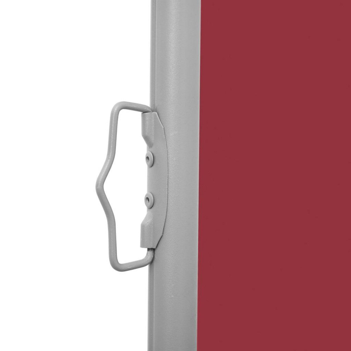 VIDAXL Auvent lateral retractable de patio 140x1200 cm Rouge