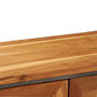 Voir la diapositive 4 : VIDAXL Buffet Teck recycle et acier 65x30x70 cm