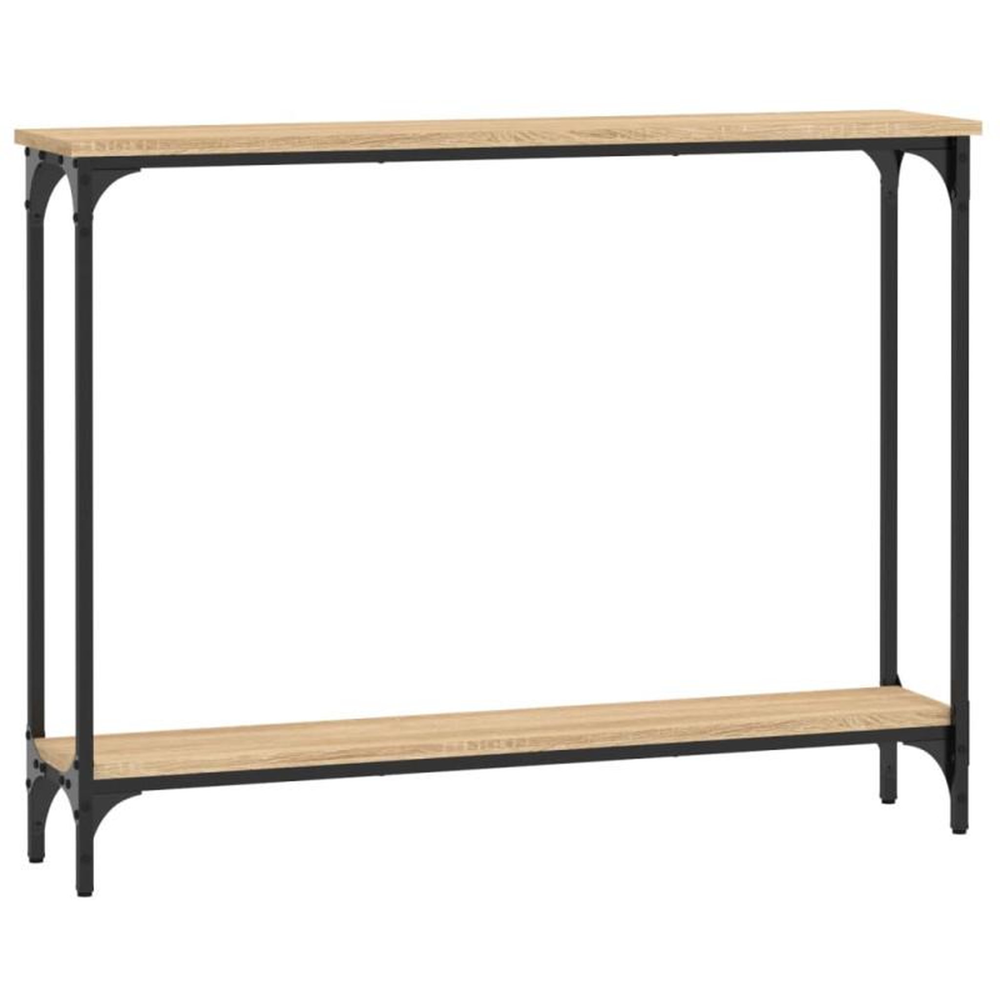 Voir la diapositive 2 : VIDAXL Table console chêne sonoma 100x22,5x75 cm bois d ingénierie