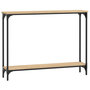 Voir la diapositive 2 : VIDAXL Table console chêne sonoma 100x22,5x75 cm bois d ingénierie