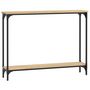 Voir la diapositive 2 : VIDAXL Table console chêne sonoma 100x22,5x75 cm bois d ingénierie