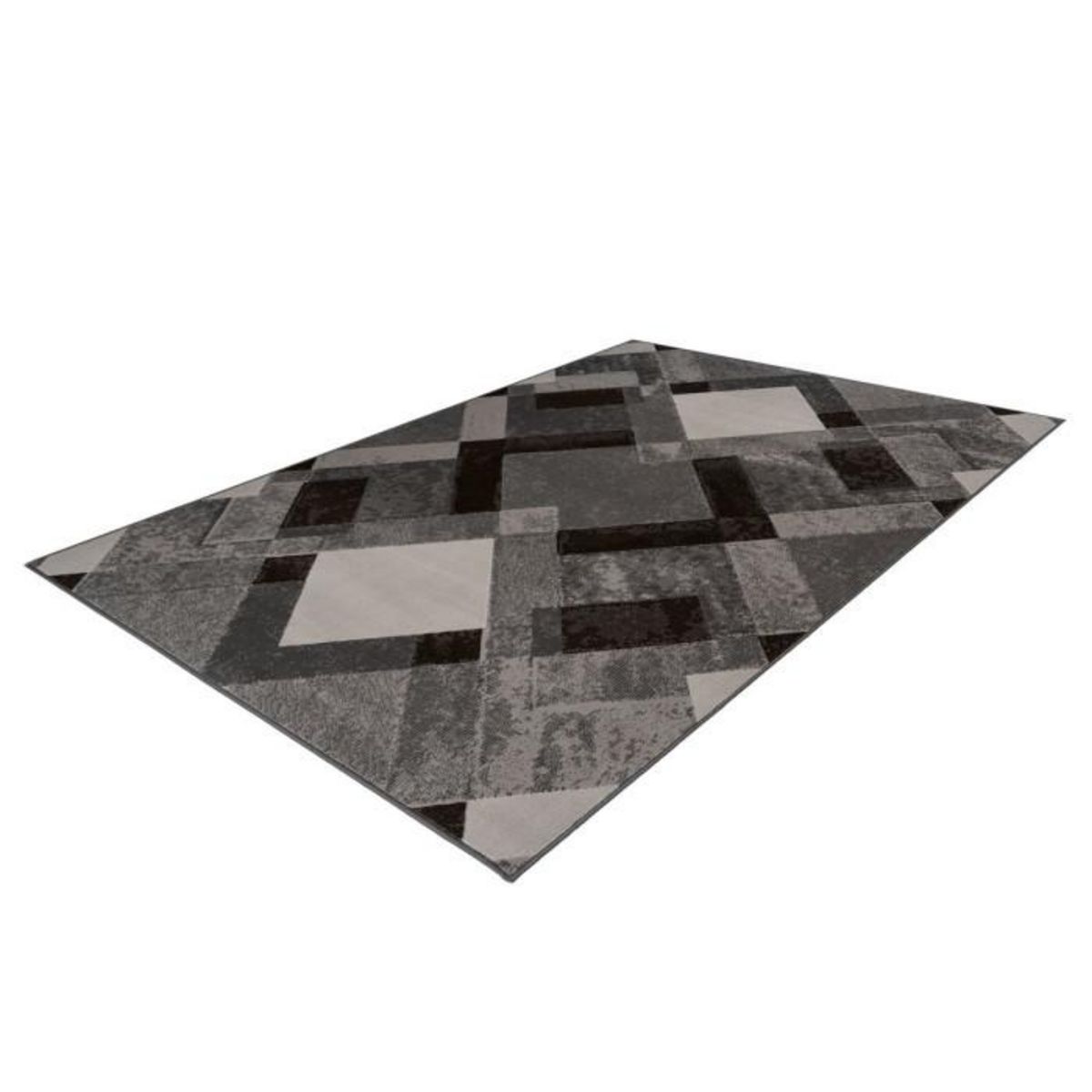 Paris Prix Tapis Rétro à Poils Courts  Esperanto I  Taupe