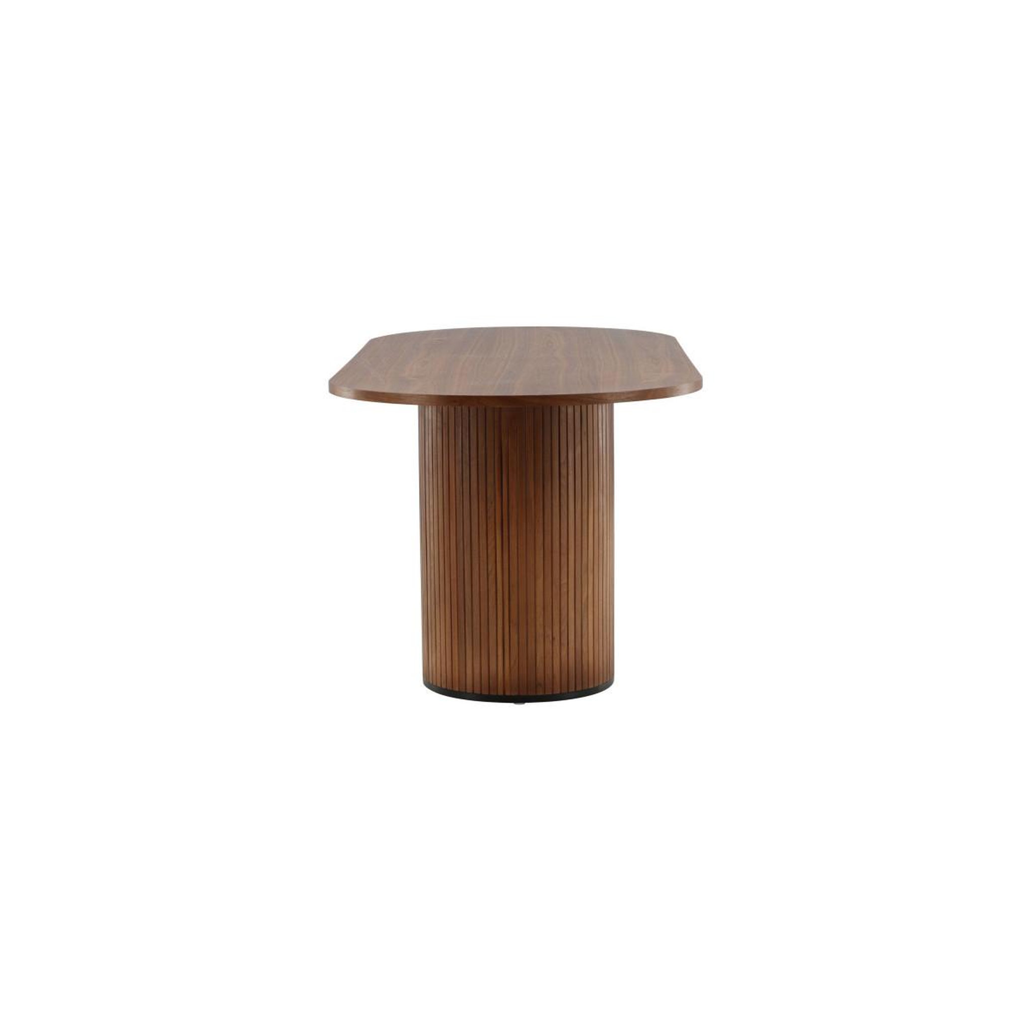 Voir la diapositive 3 : Paris Prix Table à manger ovale  bianca  200cm noyer