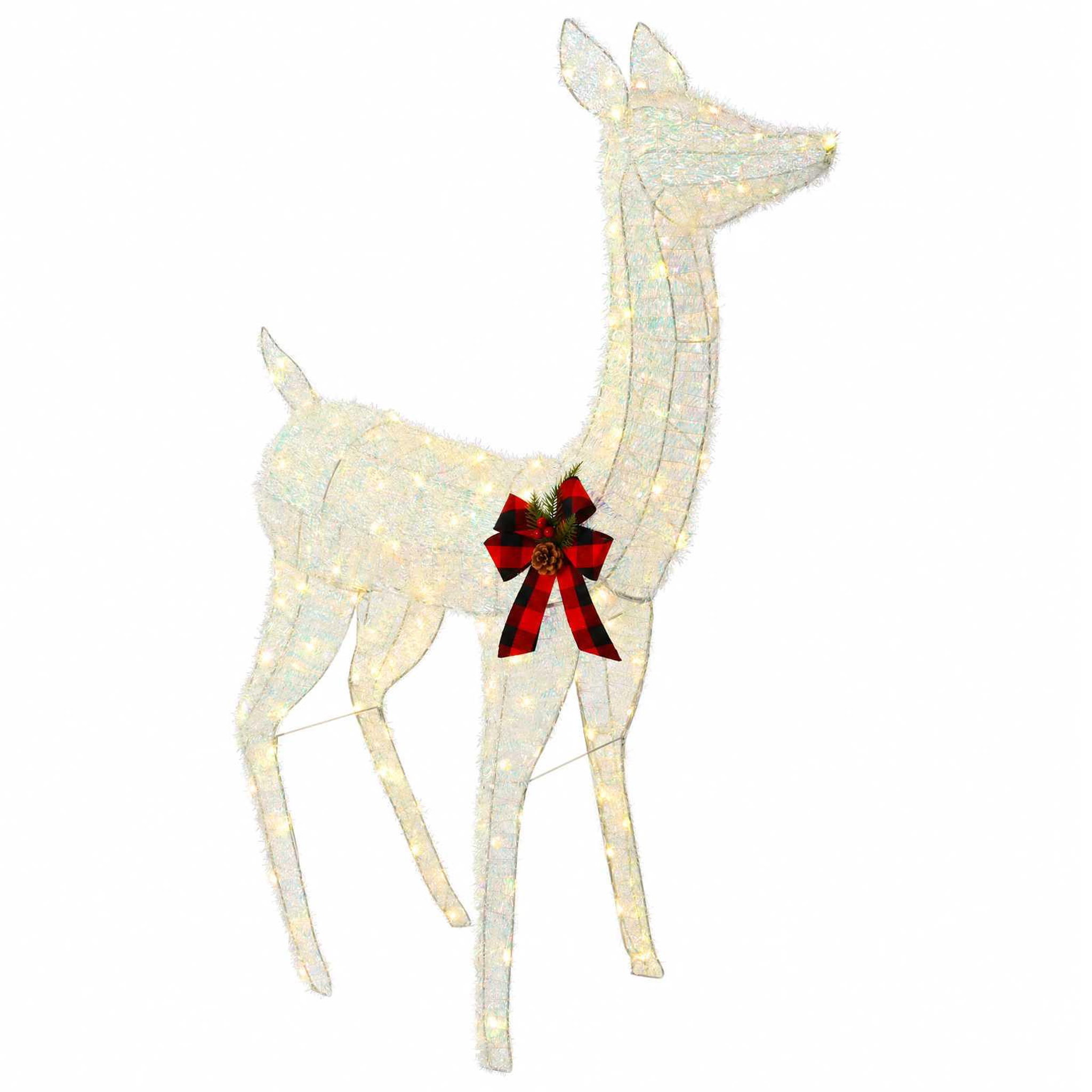 VIDAXL Renne de Noël 3D LOVIISA 200 LED Blanc chaud 96 x 40 x 140 cm