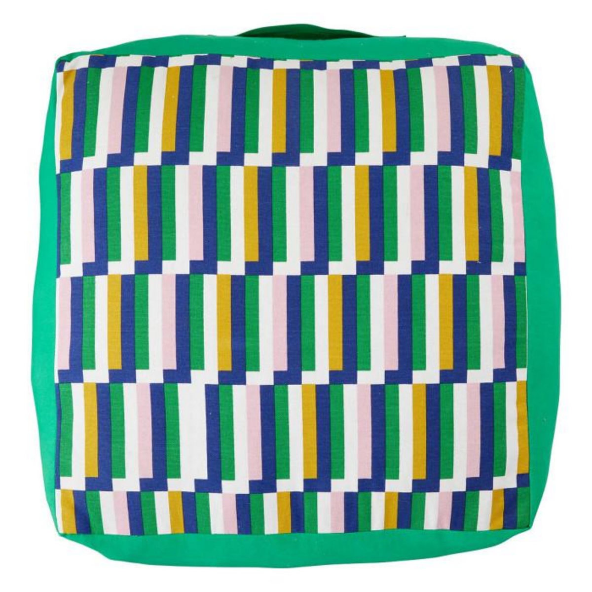 ATMOSPHERA Coussin de Sol Imprimé  Disso  48x48cm Vert