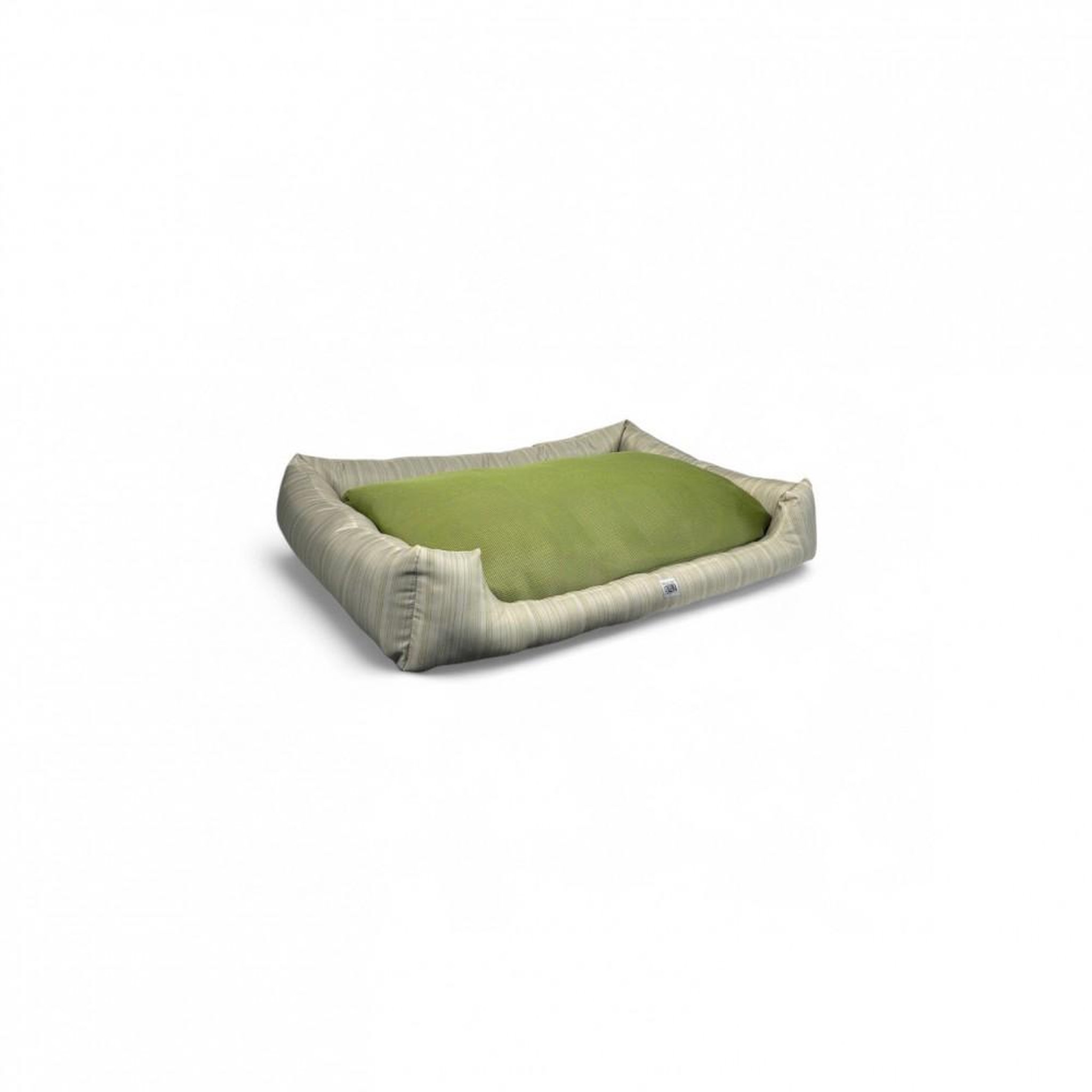 MON AMI LUKI Panier rectangle airflow -maille aérée, déparlant, respirant - chien moyen. Coloris disponibles : Vert