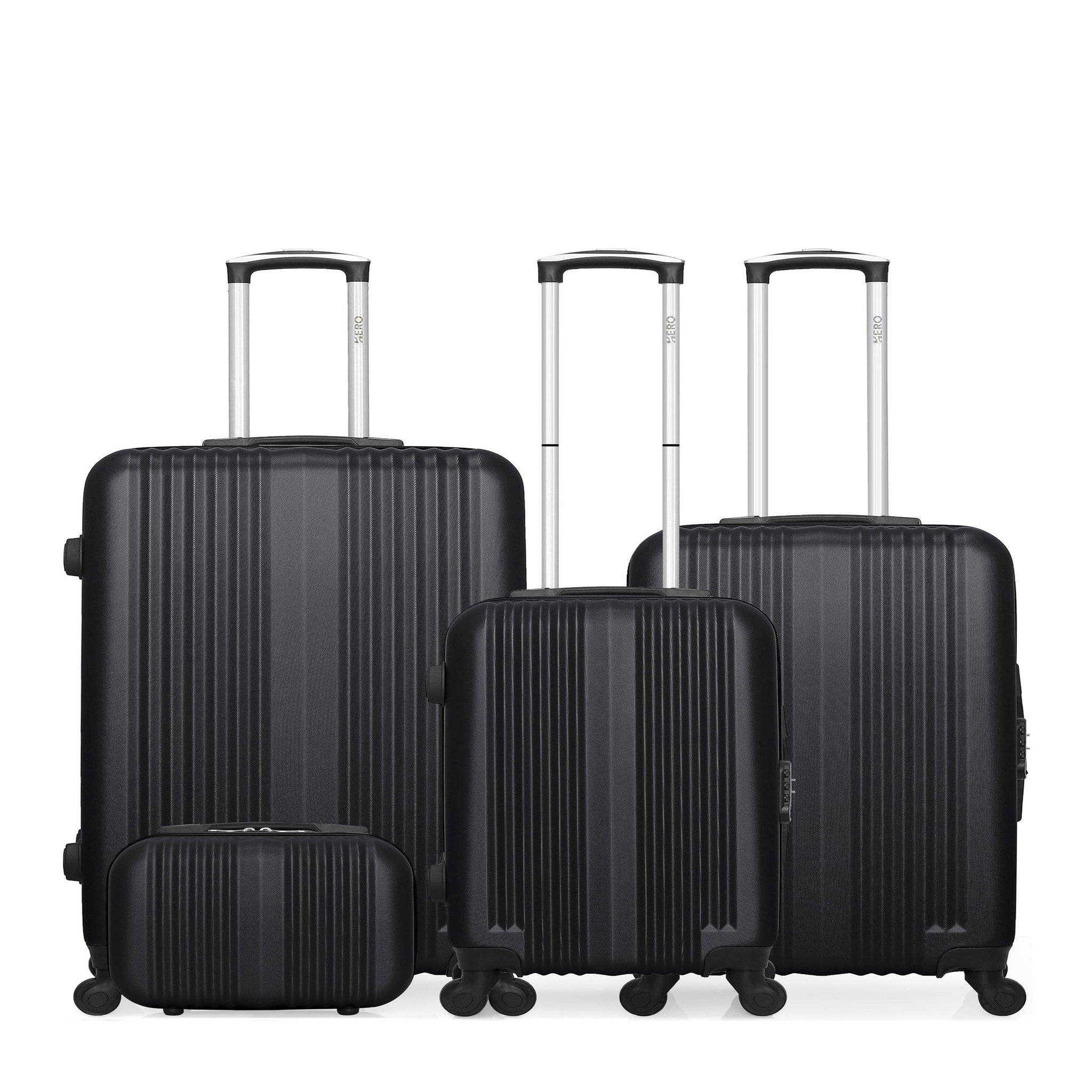 HERO Hero - set de 4 abs lipari-c  75 cm 4 roues. Coloris disponibles : Rose, Noir, Gris, Rouge, Beige, Bleu