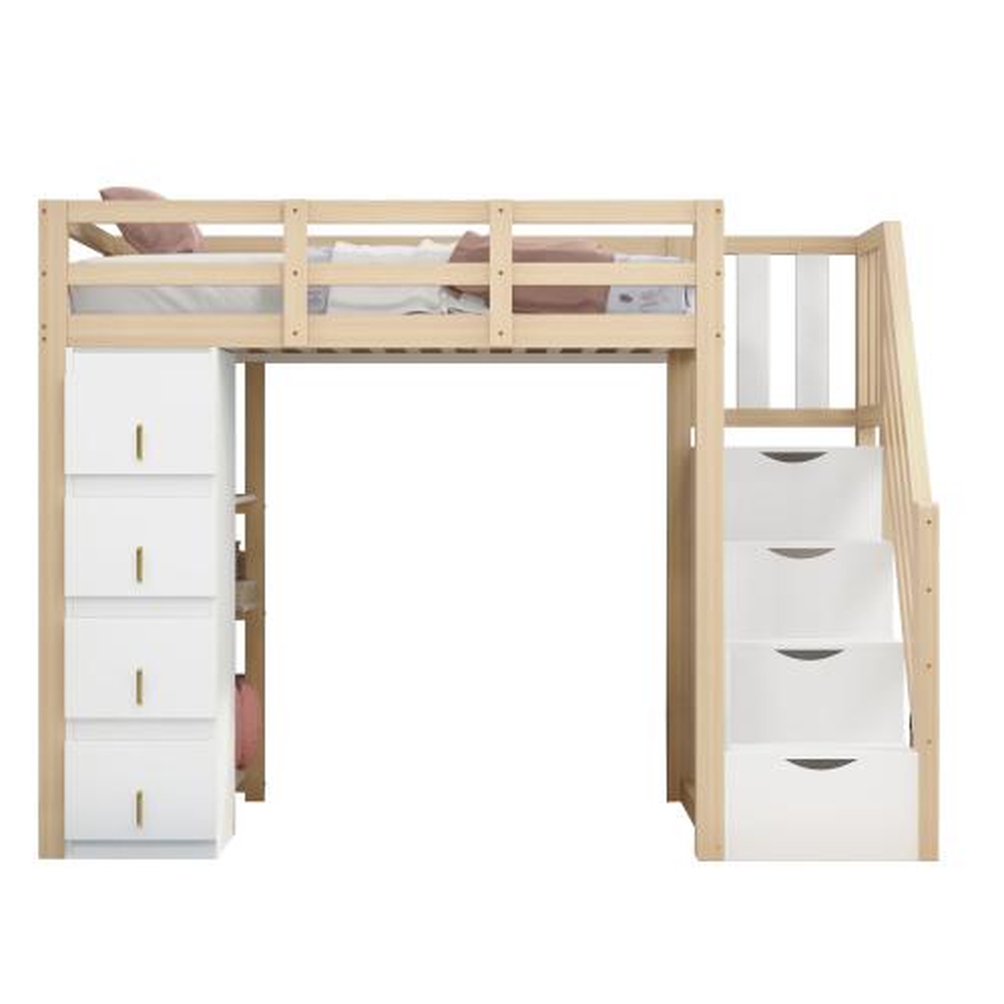 Voir la diapositive 1 : MERAX Lit mezzanine enfant