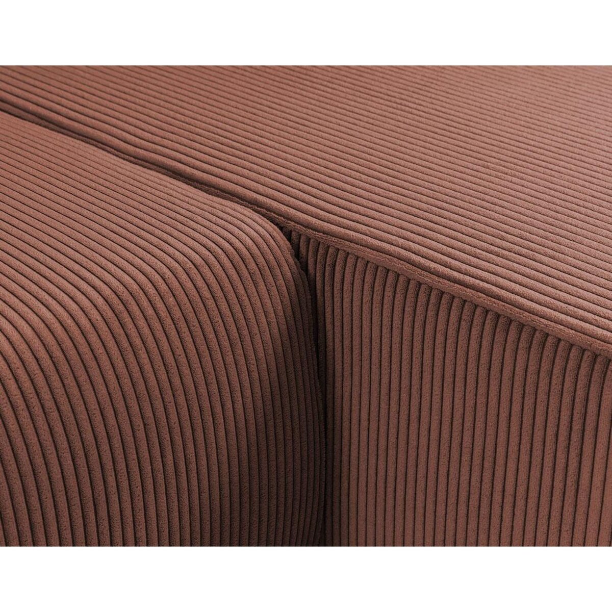 BEST MOBILIER Artemisa - canapé panoramique en u - 7 places - convertible avec coffre - en velours côtelé