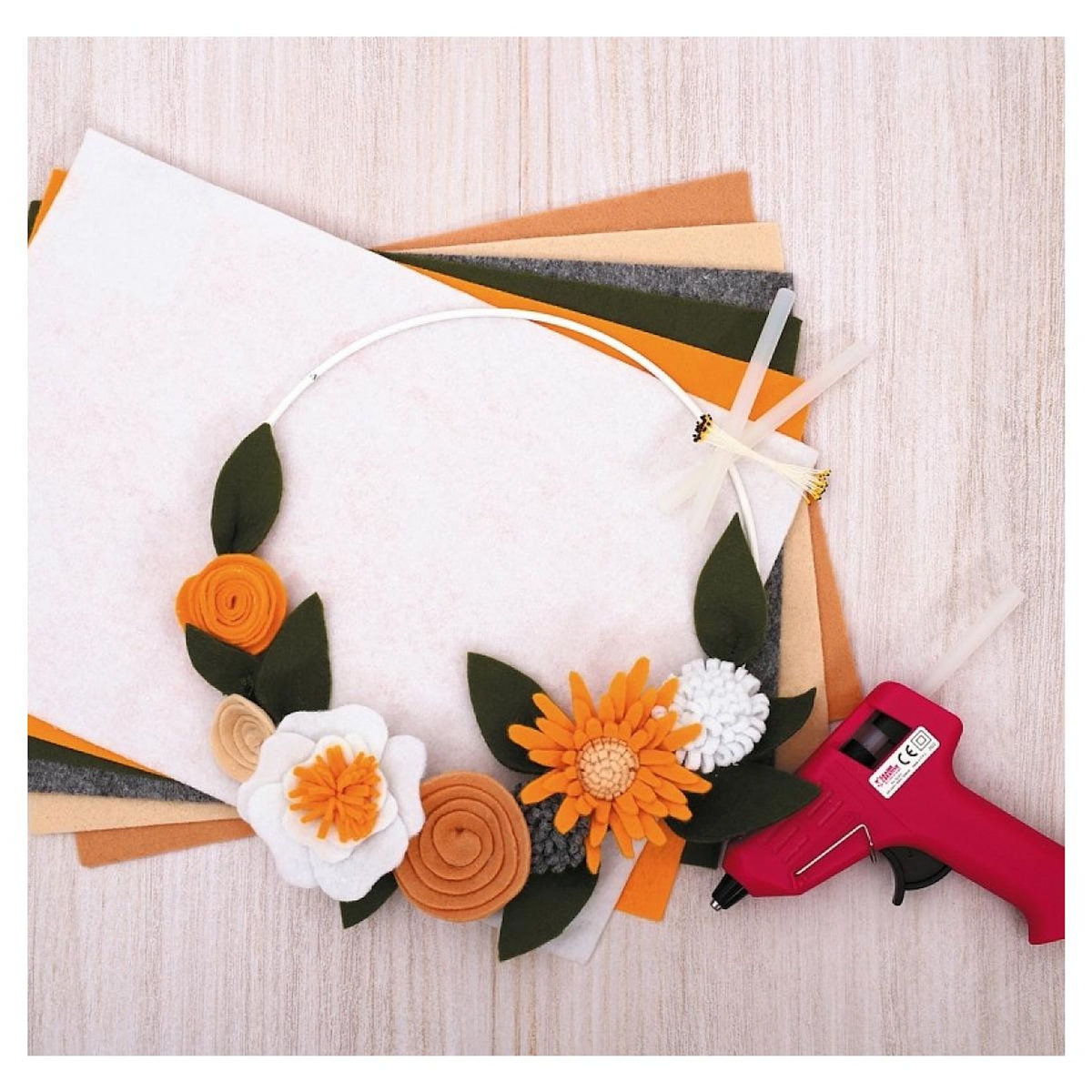 Graine créative Kit DIY Ma couronne Fleurie