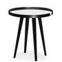 Voir la diapositive 4 : Paris Prix Table d'Appoint à Rebord 3 Covers  Scandinave  45cm Noir