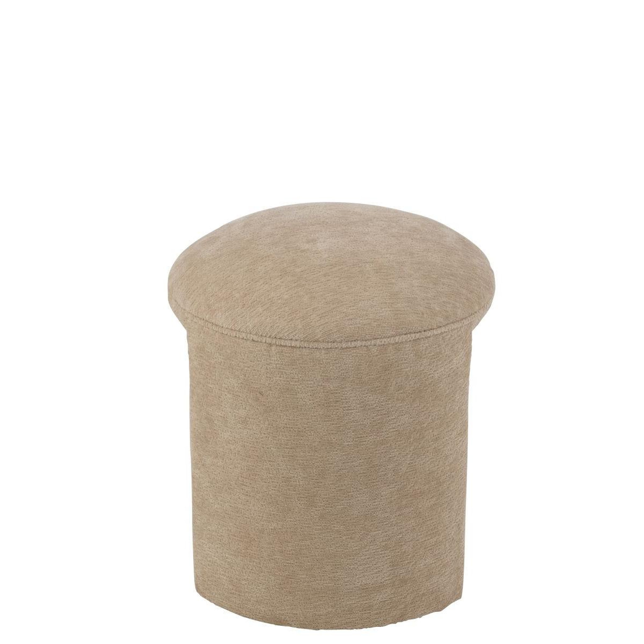 Voir la diapositive 3 : J-LINE Tabouret design  anise  44cm beige