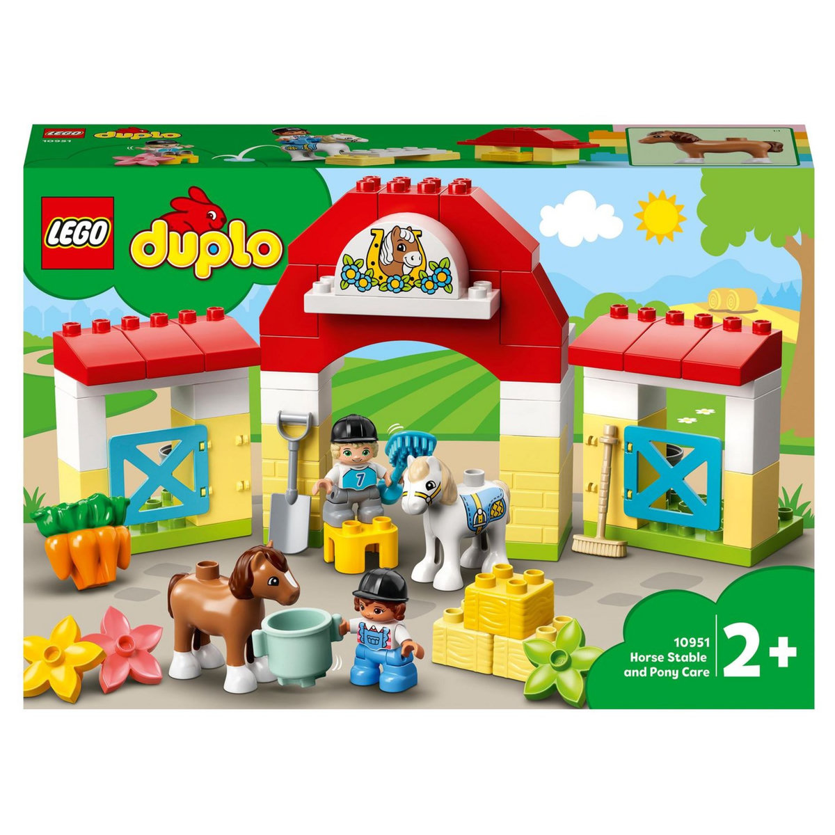 LEGO DUPLO 10951 - Town L&rsquo;Ecurie et les Poneys, Cheval