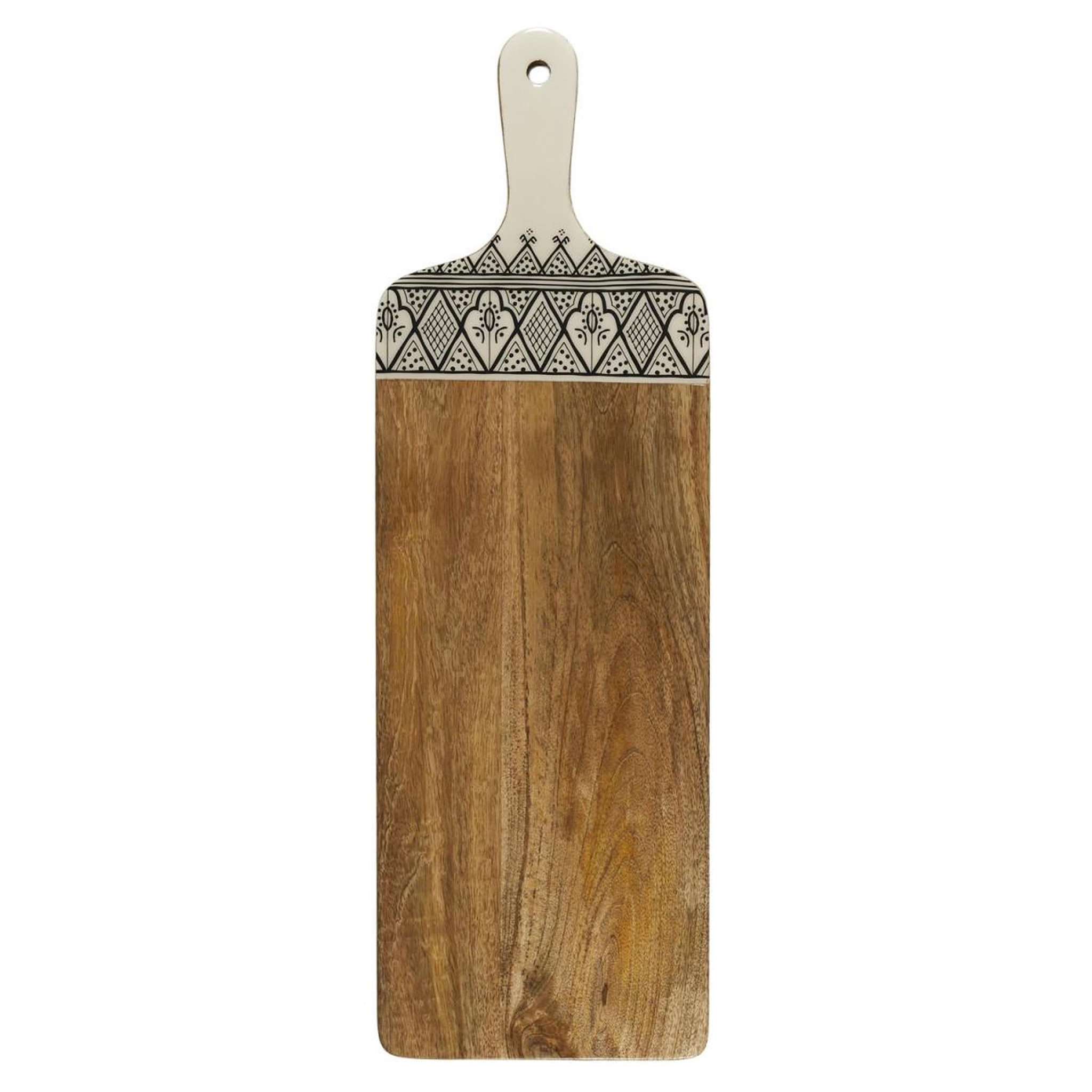Voir la diapositive 2 : The Home Deco Factory Planche de présentation en bois  dune  58cm noir