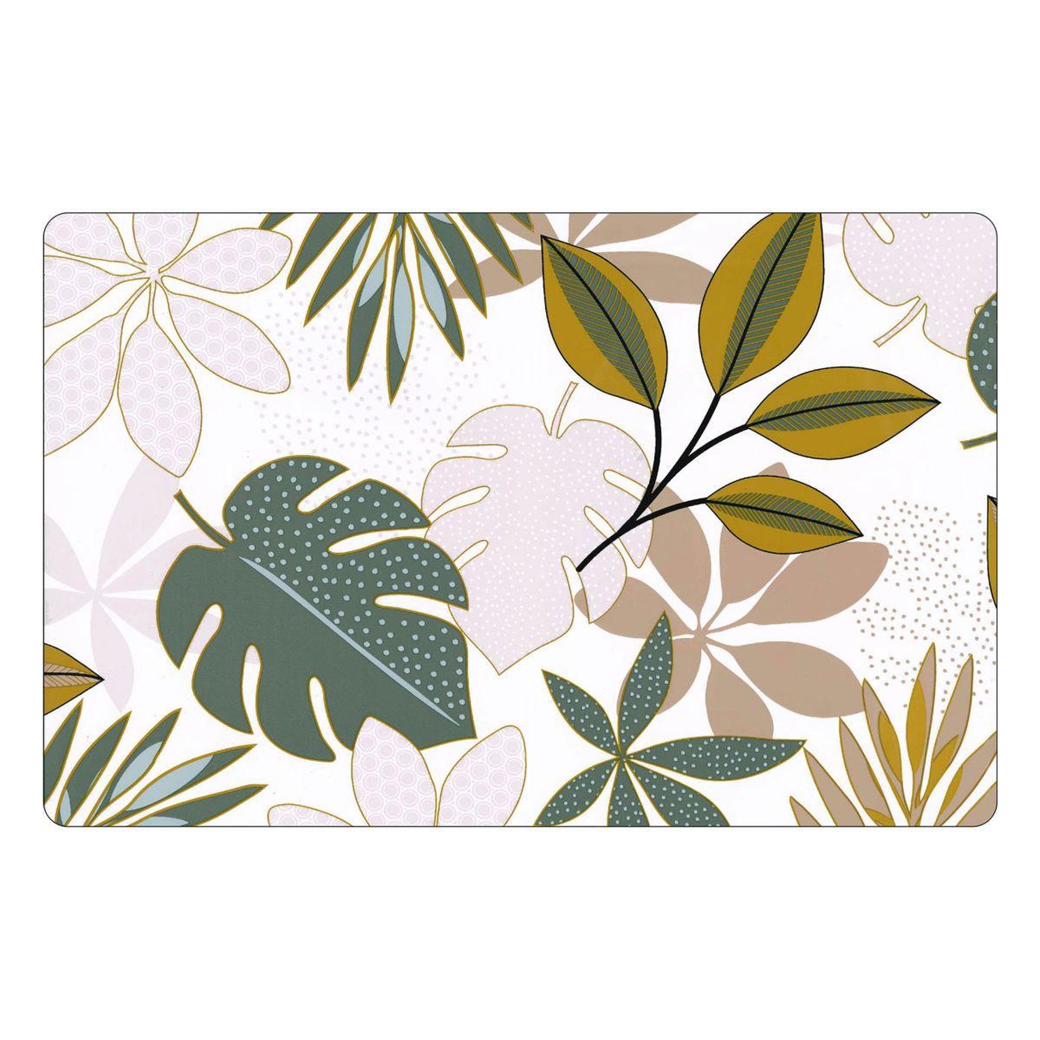 Douceur d'Intérieur Set de table imprimé  bruinelle  28x43cm multicolore