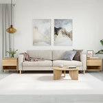 VIDAXL Tables basses 2 pcs chene sonoma 50x46x50 cm bois d'ingenierie