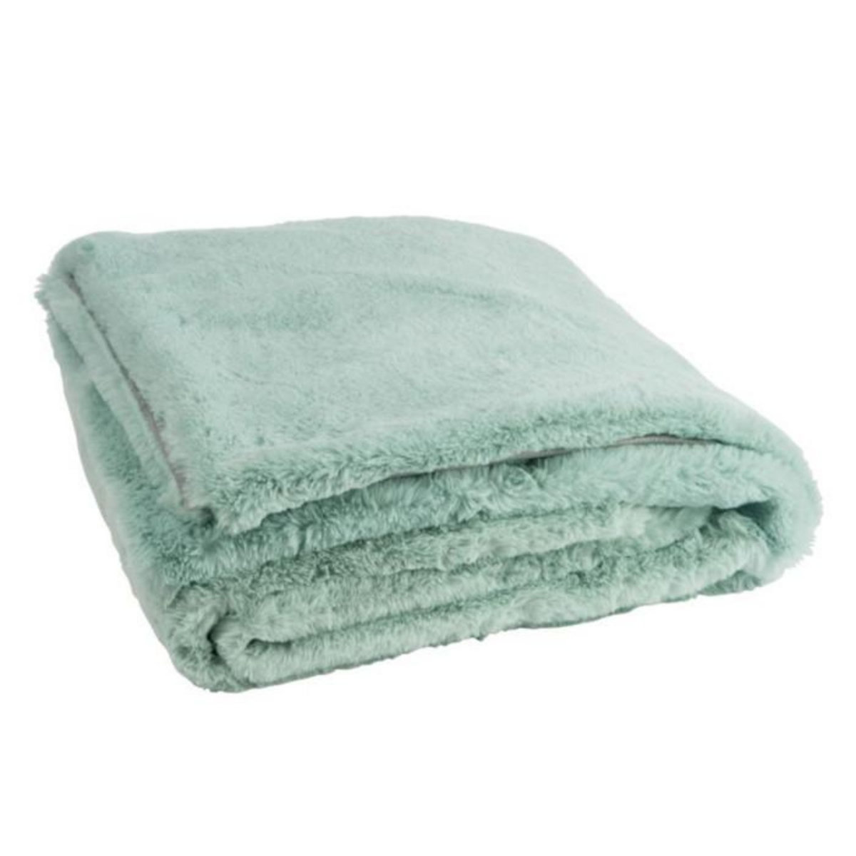 Paris Prix Plaid Imitation Fourrure  Cutie  130x180cm Menthe