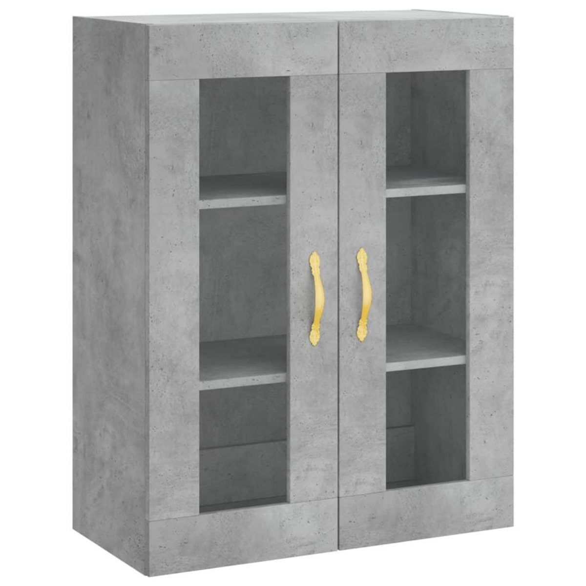 VIDAXL Buffet haut Gris beton 69,5x34x180 cm Bois d'ingenierie