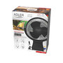 Voir la diapositive 2 : ADLER Ventilateur 2-en-1 Adler Europe rechargeable noir