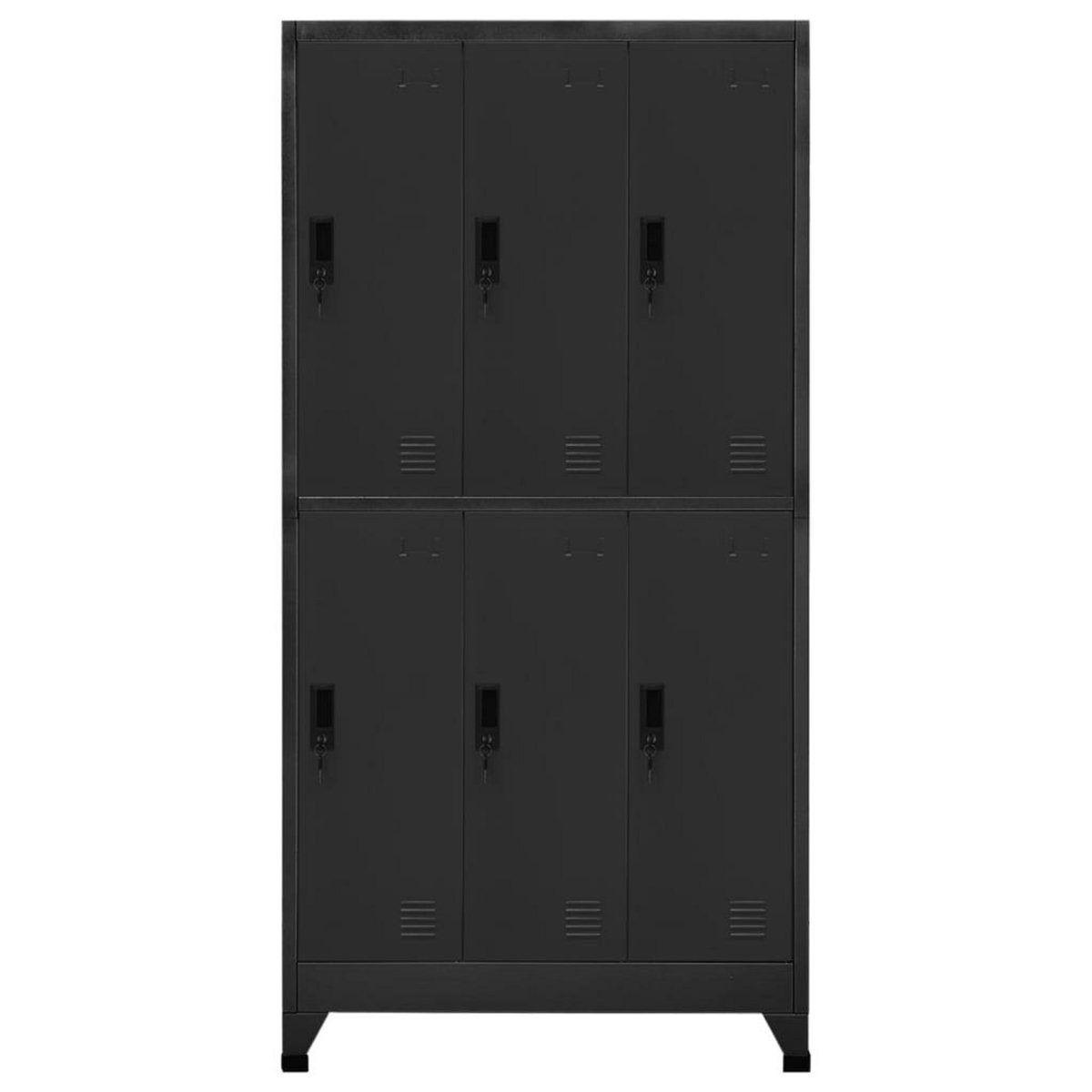 VIDAXL Armoire a casiers Anthracite 90x45x180 cm Acier
