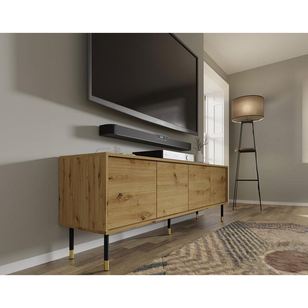 BEST MOBILIER Novara - meuble tv - 180 cm