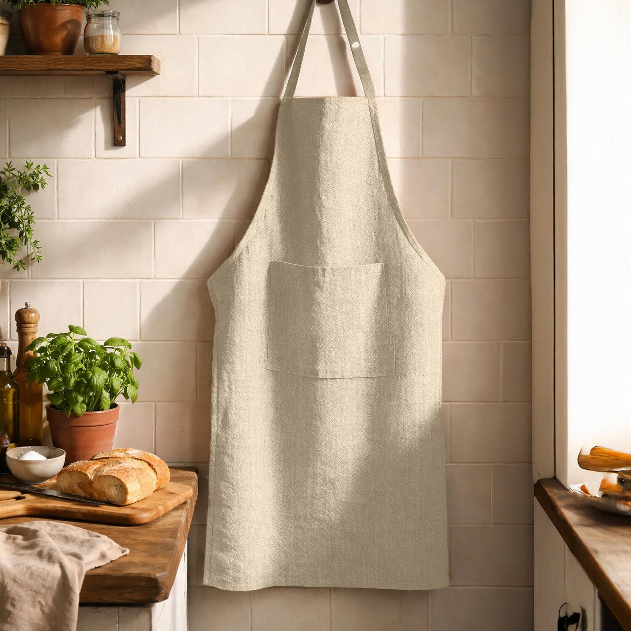 Voir la diapositive 2 : Les Ateliers du Linge Tablier 100% coton