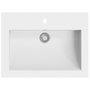 Voir la diapositive 2 : VIDAXL Lavabo en granit 600 x 450 x 120 mm Blanc