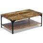 Voir la diapositive 5 : VIDAXL Table basse Bois de manguier 100x60x38 cm