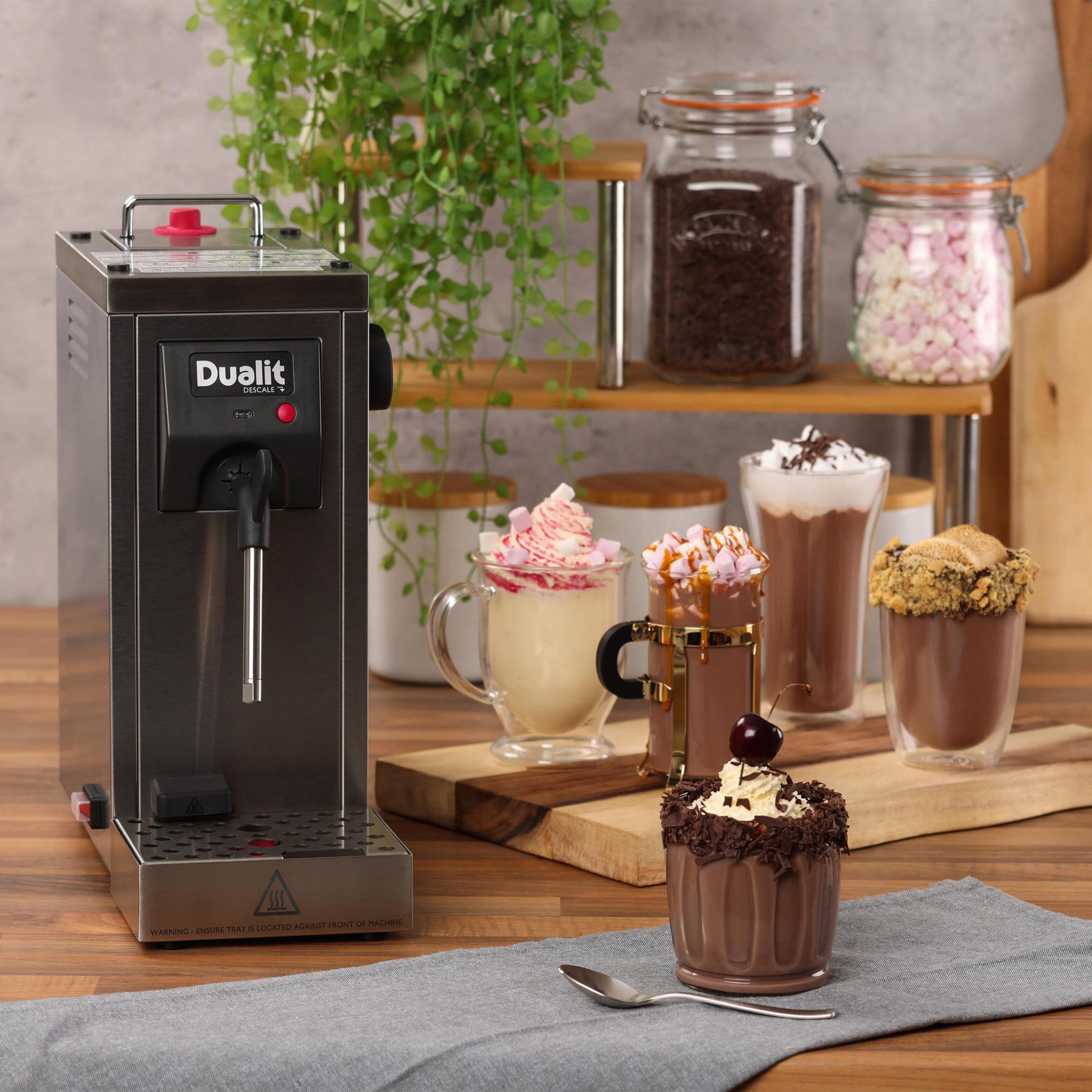 Voir la diapositive 4 : Dualit Steamer à lait 850 ml acier inoxydable brossé - 84851