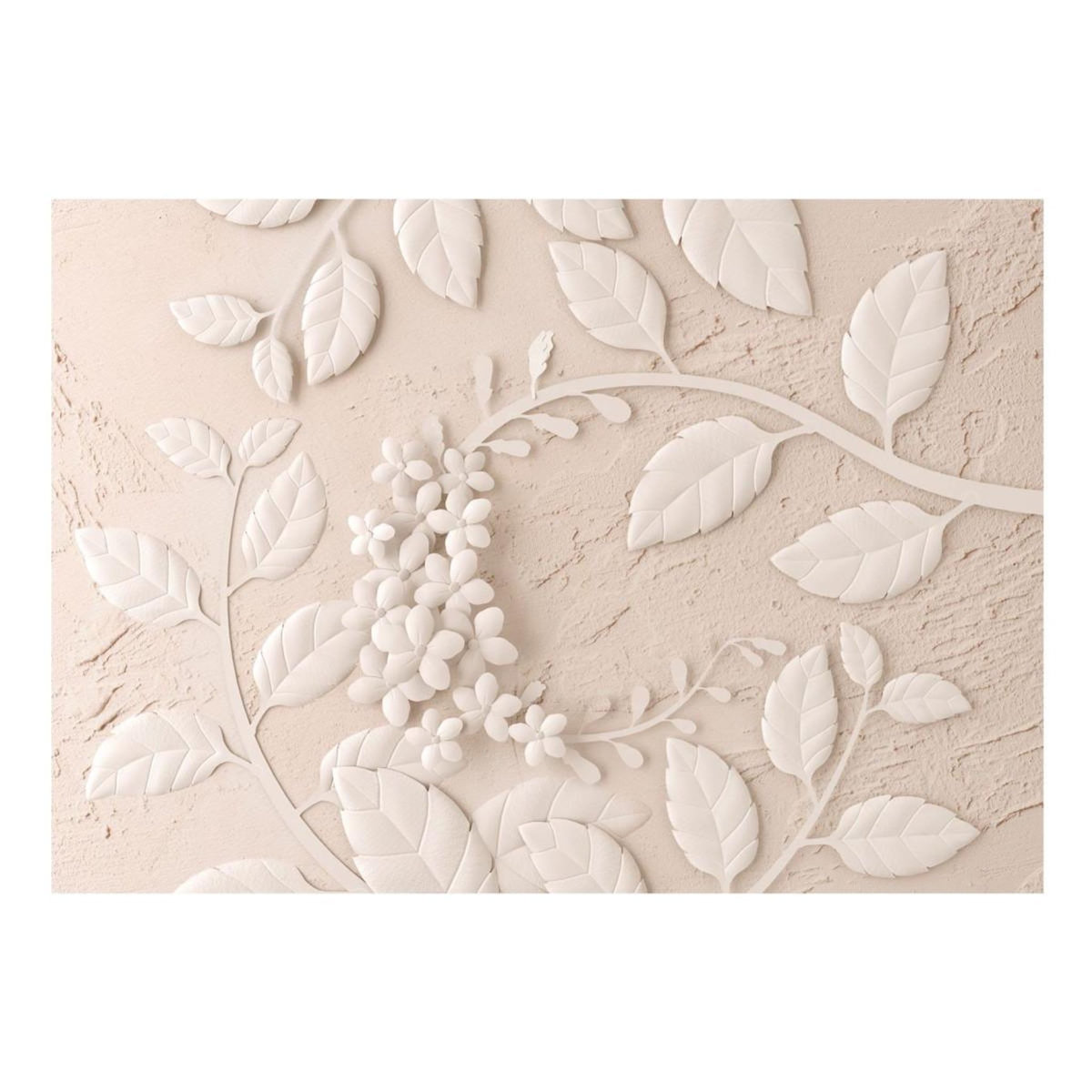 Paris Prix Papier Peint  Paper Flowers Beige