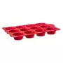 FIVE Moule Silicone  12 Muffins  33cm Rouge