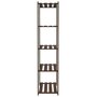 Voir la diapositive 4 : VIDAXL Support de rangement a 5 niveaux marron 80x38x170 cm bois pin