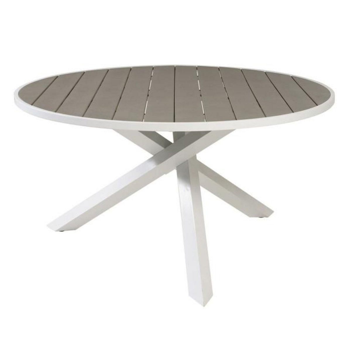 Paris Prix Table de Jardin Ronde  Parma  140cm Gris