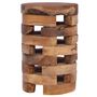 Voir la diapositive 2 : VIDAXL Table de chevet 30x30x45 cm Bois de teck massif