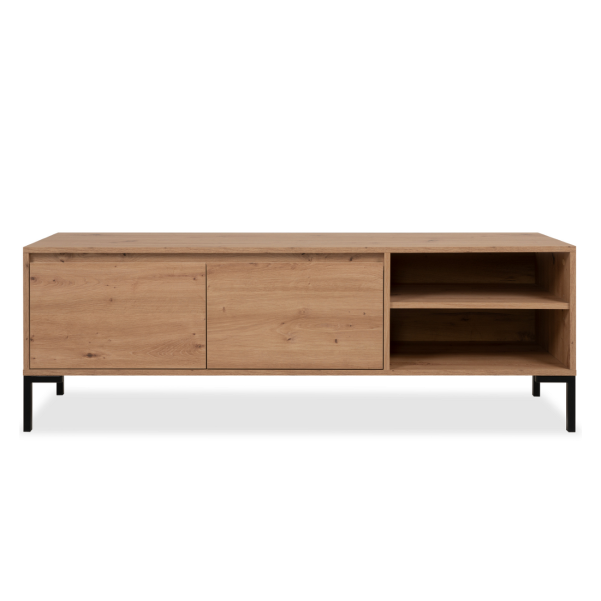 CONCEPT USINE Meuble TV en bois avec placard NAVI