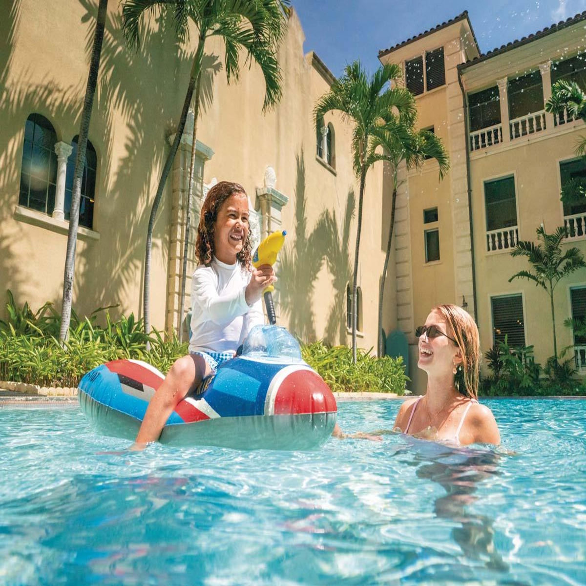 INTEX Avion à chevaucher avec pistolet Rouge - Intex