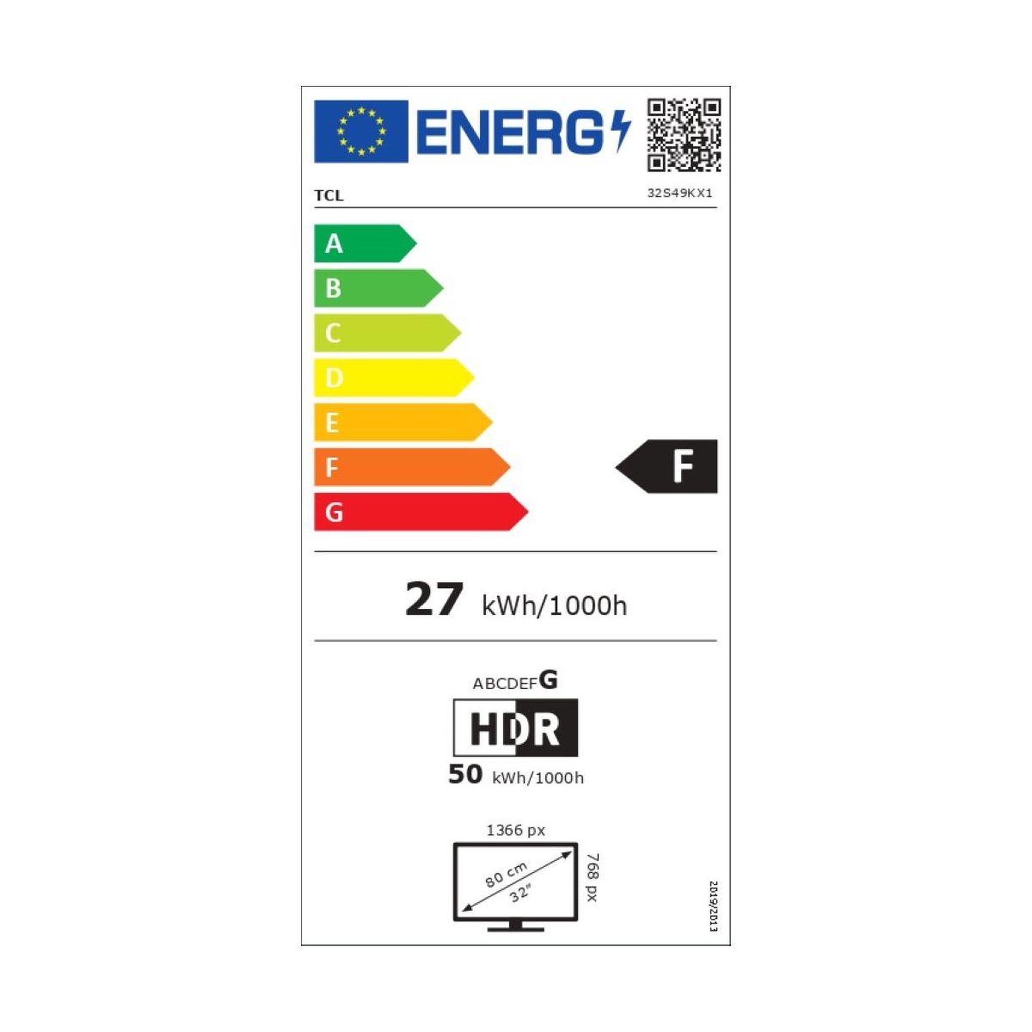 Voir la diapositive 6 : TCL TV QLED 32S49K 2025-32 pouces (80cm)
