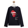 Voir la diapositive 1 : SPIDERMAN T-shirt manches longues de noël garçon