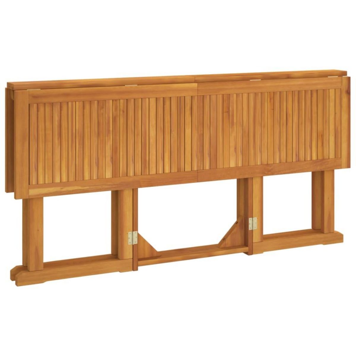 VIDAXL Table de jardin papillon pliante 150x90x75 cm bois massif teck