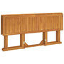 Voir la diapositive 4 : VIDAXL Table de jardin papillon pliante 150x90x75 cm bois massif teck