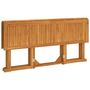 Voir la diapositive 4 : VIDAXL Table de jardin papillon pliante 150x90x75 cm bois massif teck