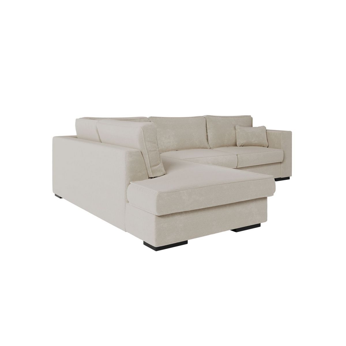  Canapé d'angle gauche 4 places tissu PENELOPE