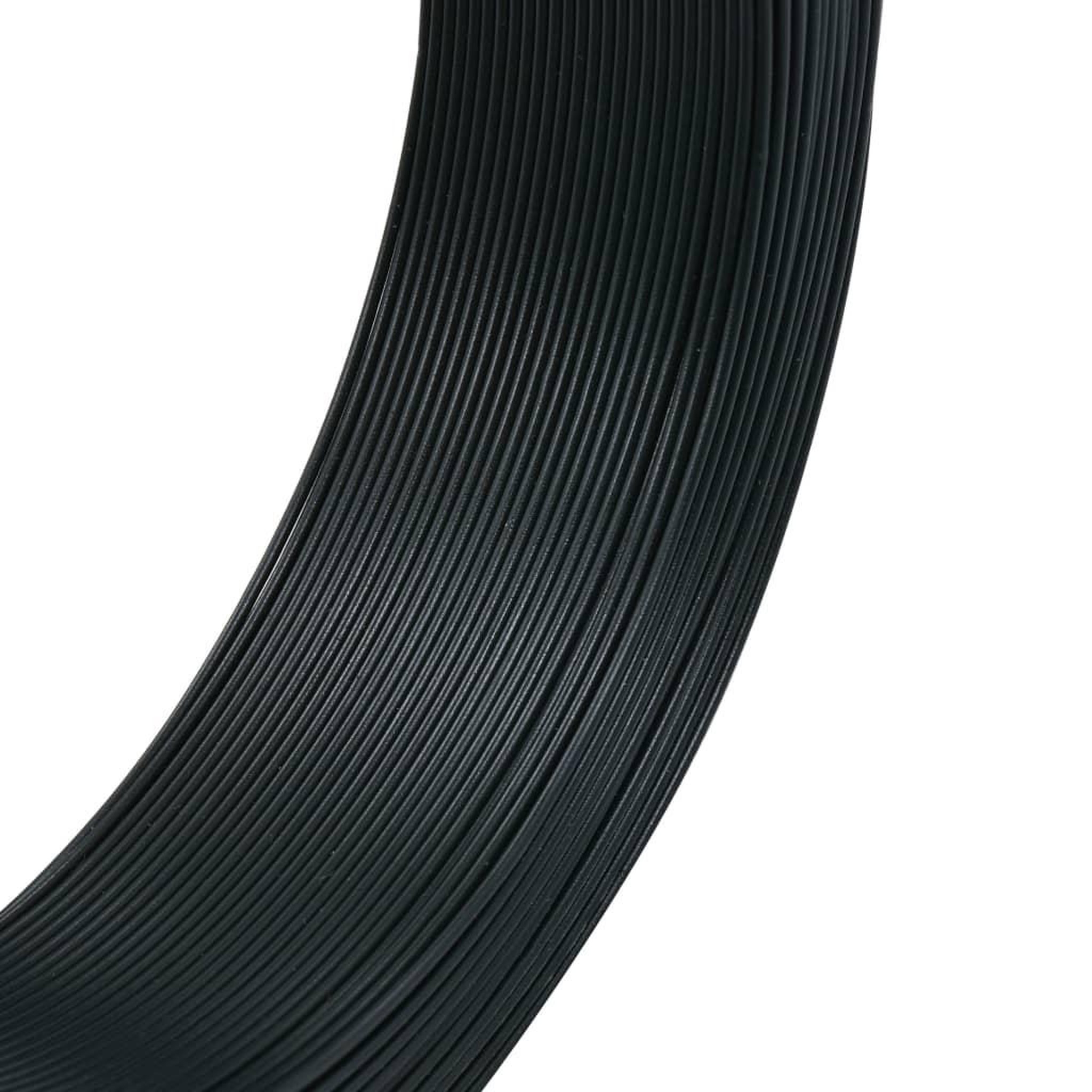 Voir la diapositive 2 : VIDAXL Fil de liaison de cloture 250 m 2,3/3,8 mm Acier Vert noiratre
