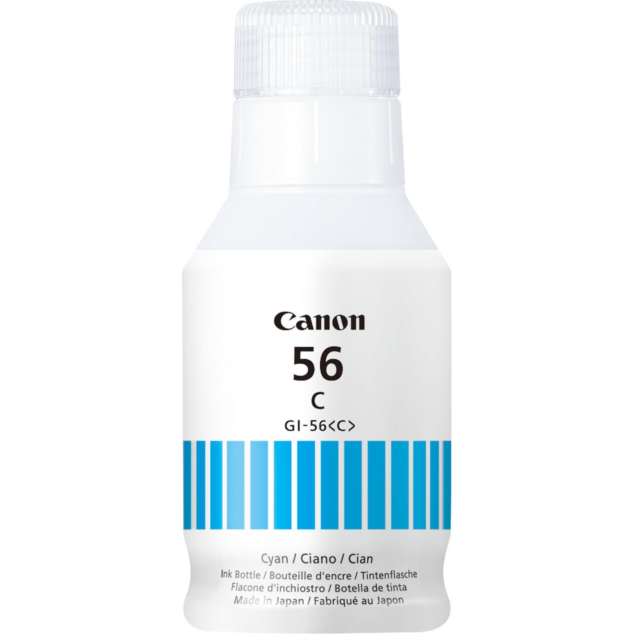 Voir la diapositive 2 : Canon Cartouche d'encre bouteille d'encre gi-56 cyan - 4409c001