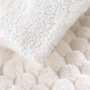Voir la diapositive 3 : Paris Prix Plaid XL Imitation Fourrure Sherpa  Frosty  220x240cm Naturel