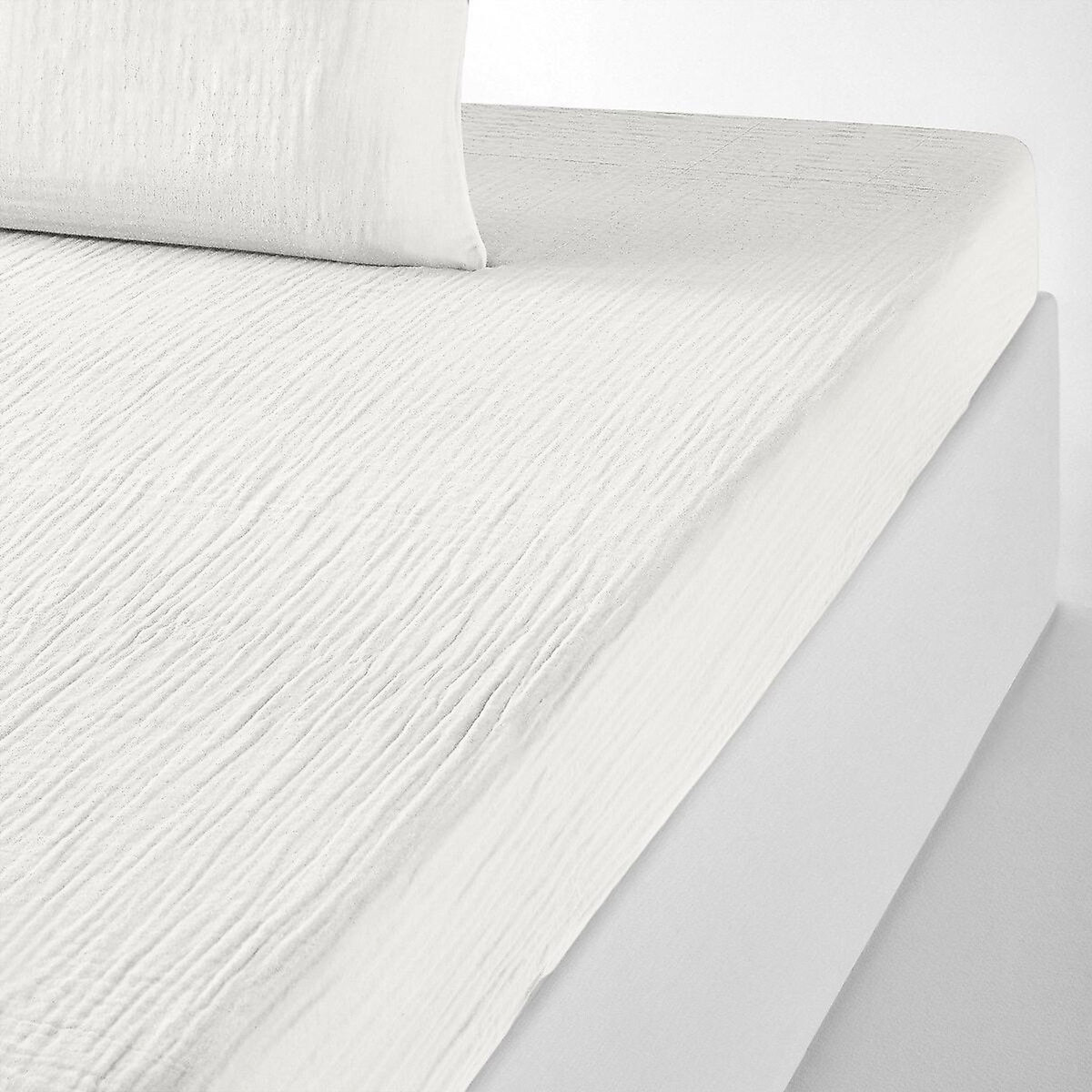 BATON ROUGE Drap housse 1000% gaze de coton