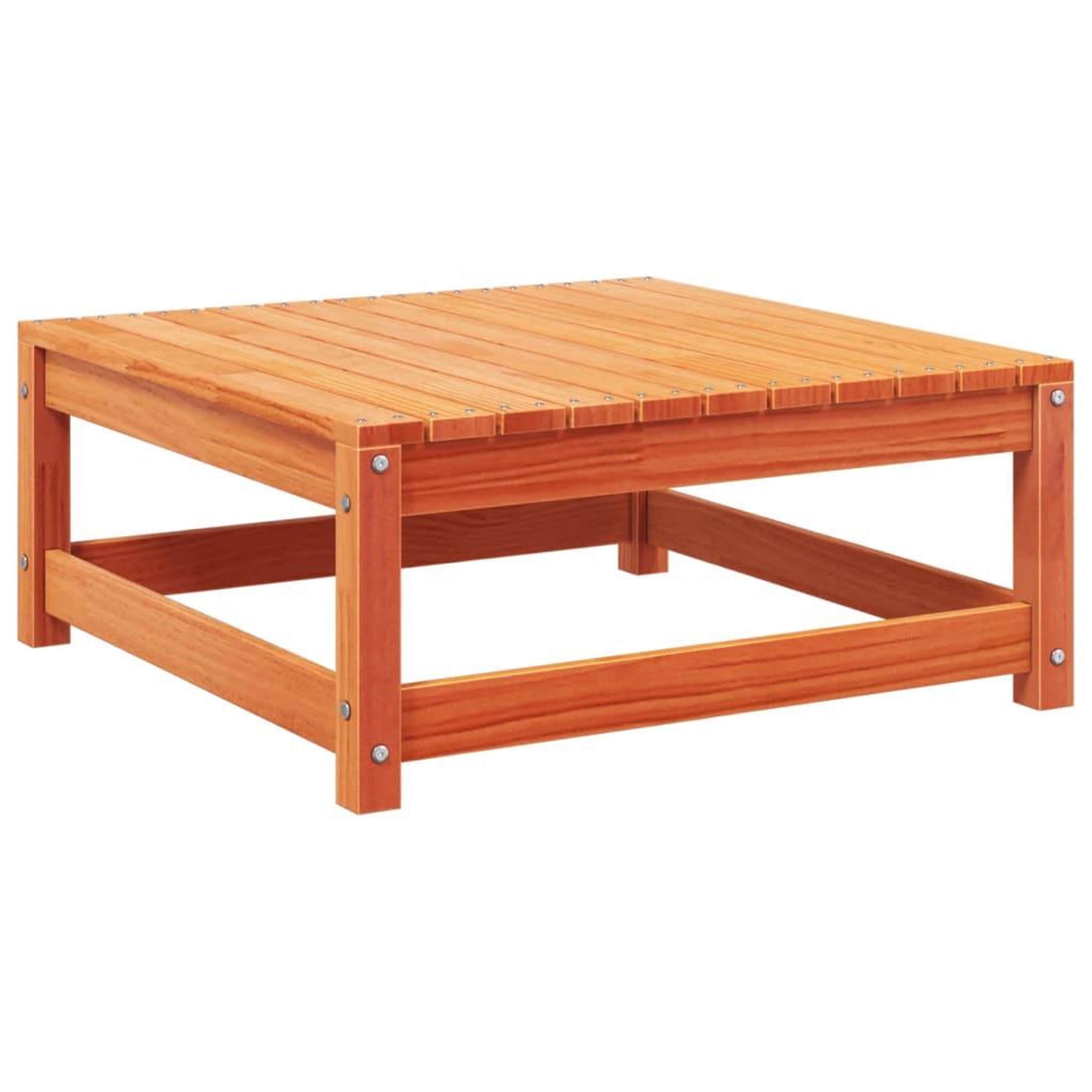 Voir la diapositive 4 : VIDAXL Repose-pied de jardin avec coussin bois massif de pin