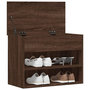 Voir la diapositive 4 : VIDAXL Banc a chaussures Chene marron 60x30x45 cm Bois d'ingenierie