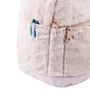 Voir la diapositive 5 : YOUNG'S ATTITUDE Sac à dos rose effet fourrure avec compartiment pour ordinateur
