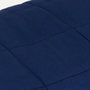 Voir la diapositive 4 : VIDAXL Couverture lestee Bleu 235x290 cm 15 kg Tissu